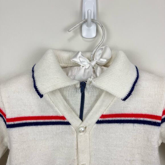 Vintage A Little Angel Knit Sweater Romper Set - Picture 2 of 11